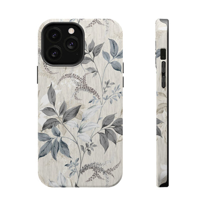 Luxury Leaves (MagSafe version): Artistic case for iPhone, Samsung Galaxy and Google Pixel