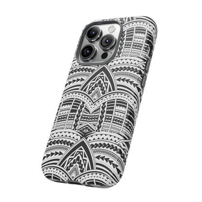 Tatoeage: telefoonhoesje met tribalpatroon voor iPhone, Samsung Galaxy en Google Pixel