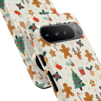 Gingerbread Holidays: Xmas-themed phone case for iPhone, Samsung and Google Pixel