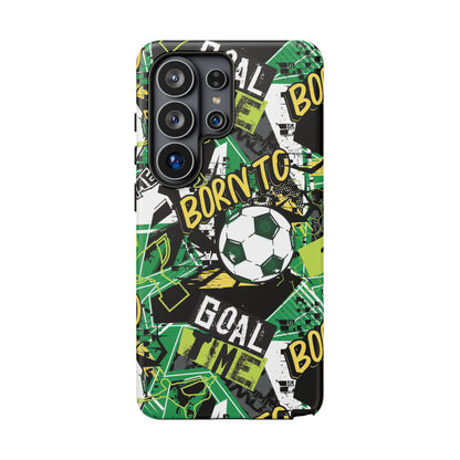 Born to Goal: Football-inspired phone case for iPhone and Samsung Galaxy