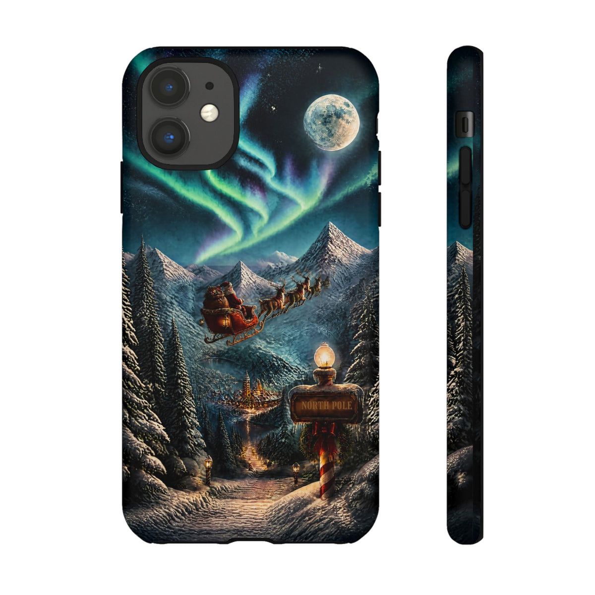 Santa Claus North Pole Adventure: Christmas Themed Phone Case for iPhone, Samsung Galaxy and Google Pixel devices