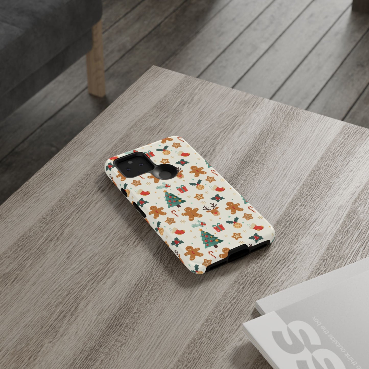 Gingerbread Holidays: Xmas-themed phone case for iPhone, Samsung and Google Pixel