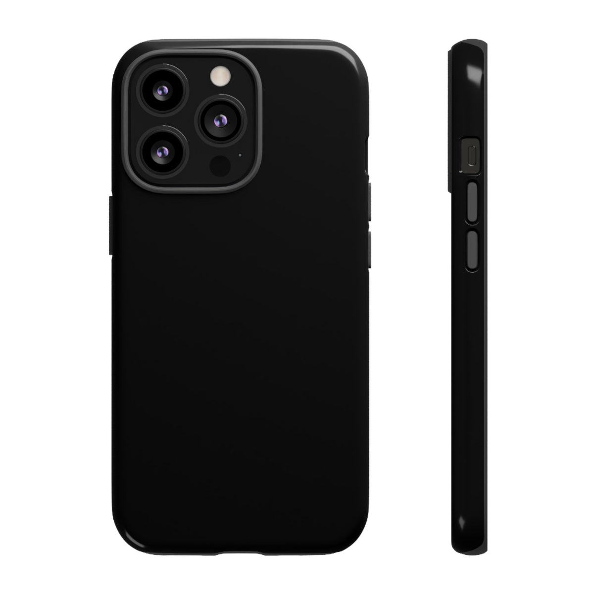 Space Black: Pure black phone case for iPhone, Samsung Galaxy and Google Pixel devices