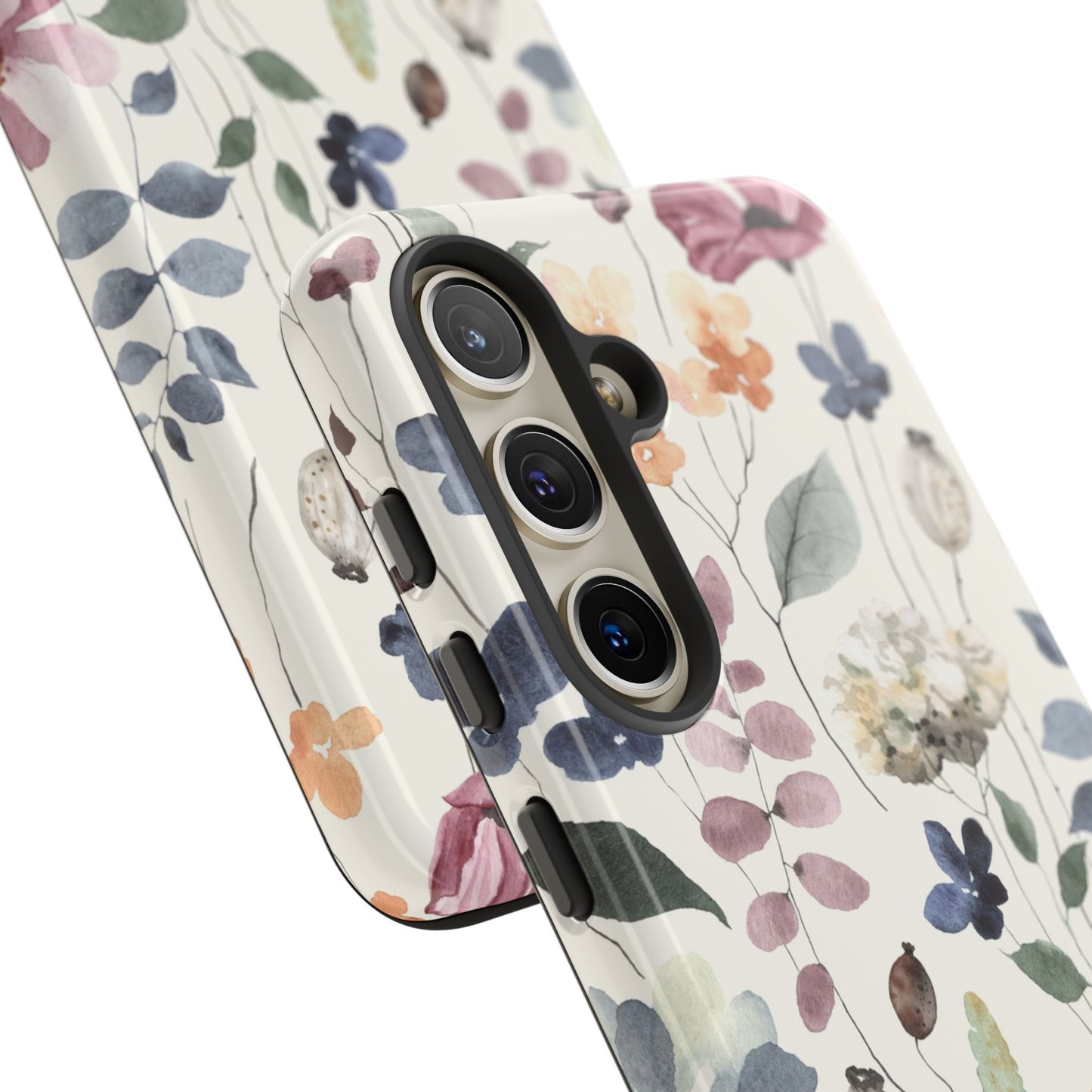 Floral prints phone case for iPhone, Samsung Galaxy and Pixel devices