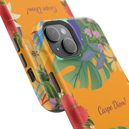 Carpe Diem: Colorful MagSafe Phone Case for iPhone