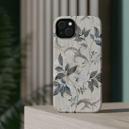 Luxury Leaves (MagSafe version): Artistic case for iPhone, Samsung Galaxy and Google Pixel