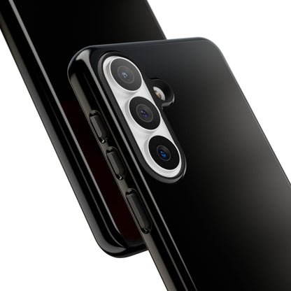 Space Black: Pure black phone case for iPhone, Samsung Galaxy and Google Pixel devices