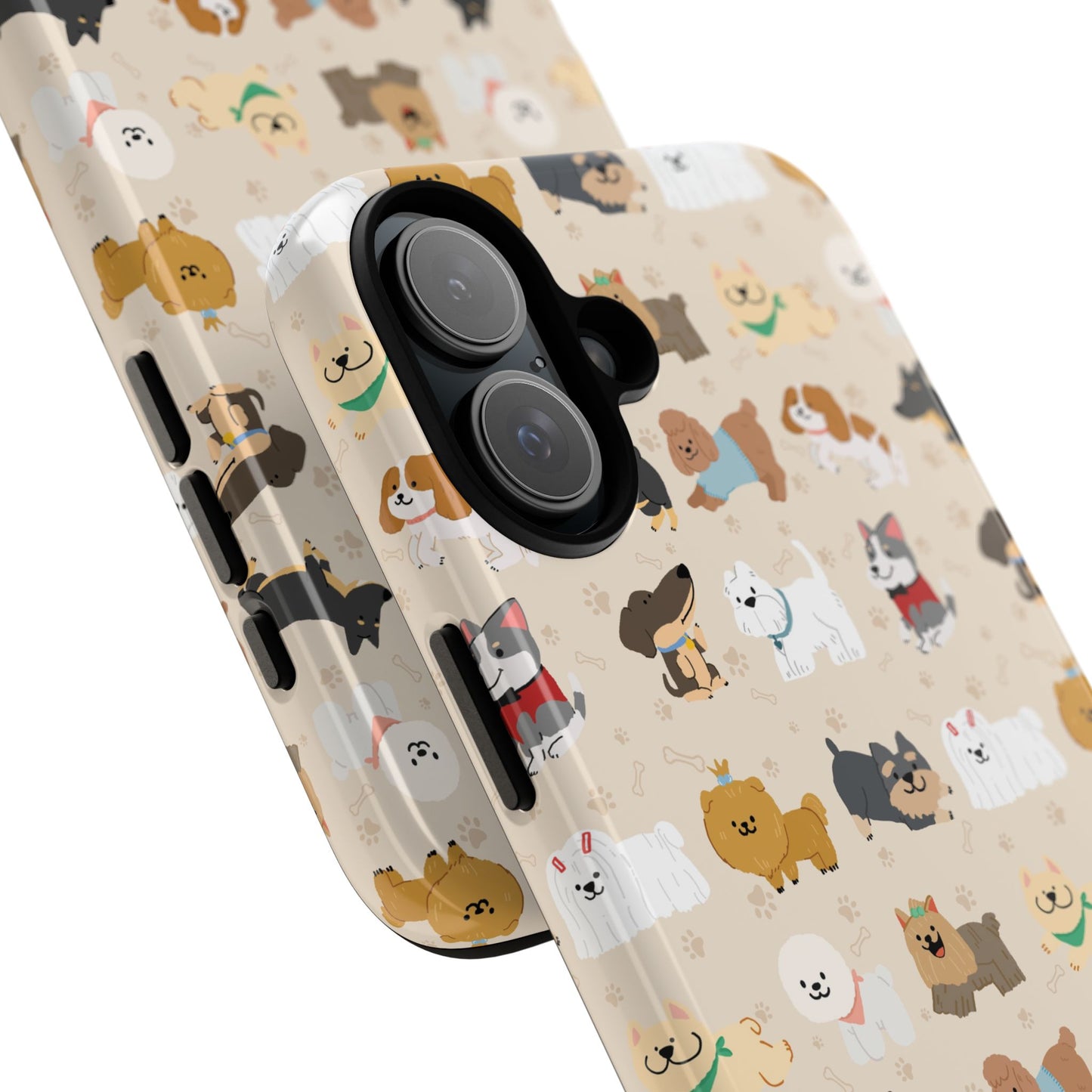 Cute Dogs: Tough Case for iPhone, Samsung Galaxy and Google Pixel devices