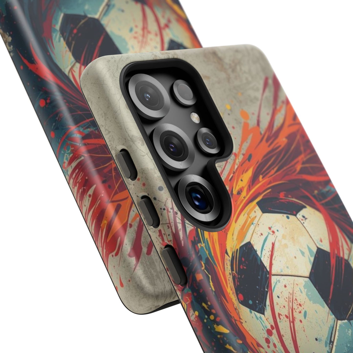 Football Swirl: Phone Case for iPhone, Samsung Galaxy and Google Pixel devices