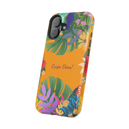 Carpe Diem: Colorful MagSafe Phone Case for iPhone