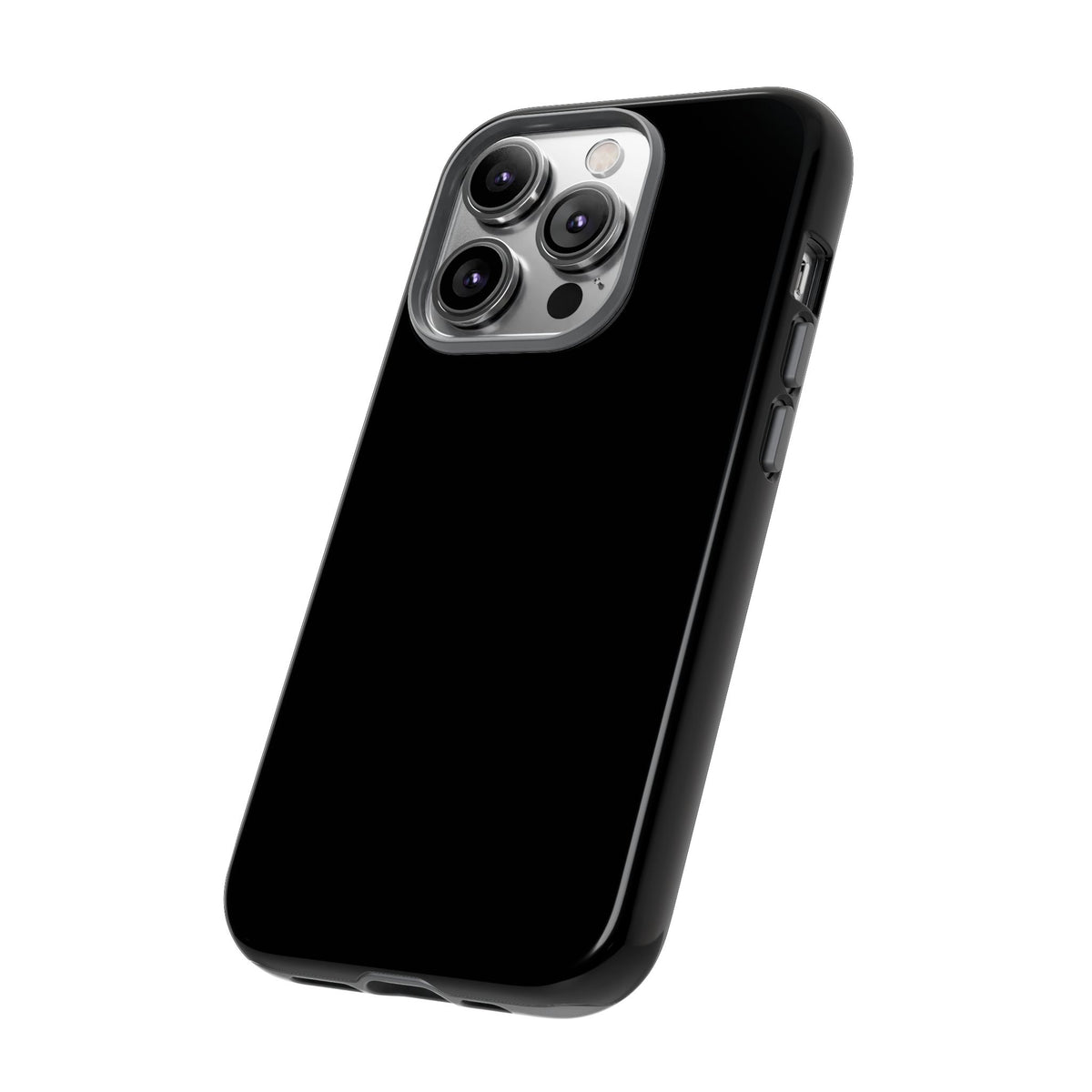 Space Black: Pure black phone case for iPhone, Samsung Galaxy and Google Pixel devices