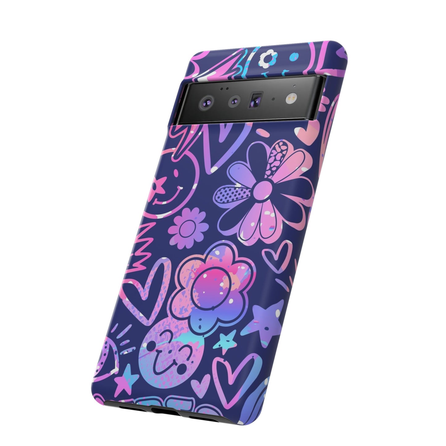 Live Inspired: Purple Tough Case for iPhone, Samsung Galaxy and Google Pixel devices