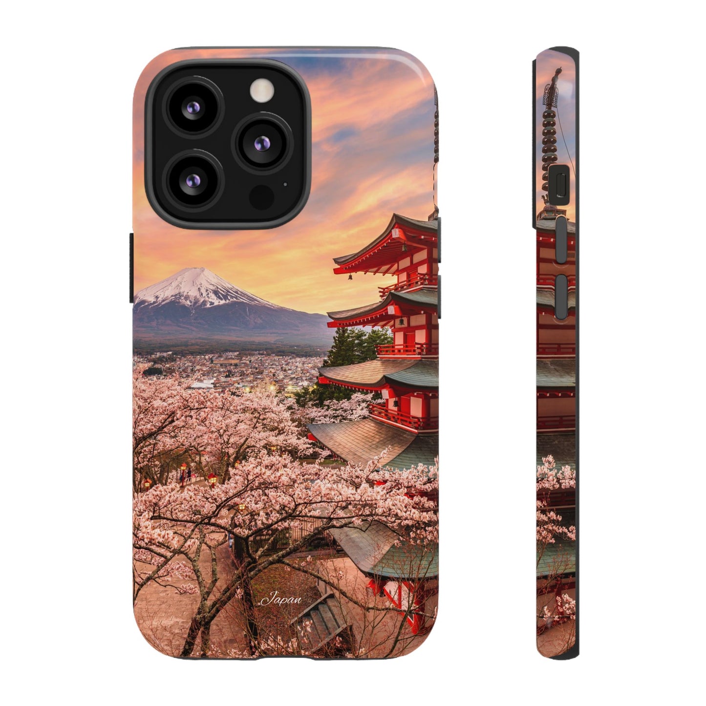 Cherry Blossoms Mt. Fuji phone case for iPhone, Galaxy and Pixel devices