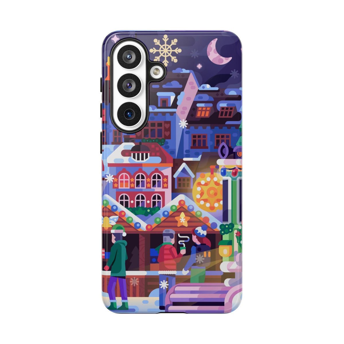 Christmas Fair in Old Town: Holiday-Themed case for iPhone, Samsung Galaxy and Google Pixel