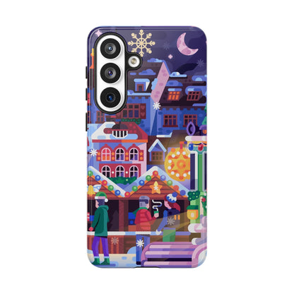 Christmas Fair in Old Town: Holiday-Themed case for iPhone, Samsung Galaxy and Google Pixel