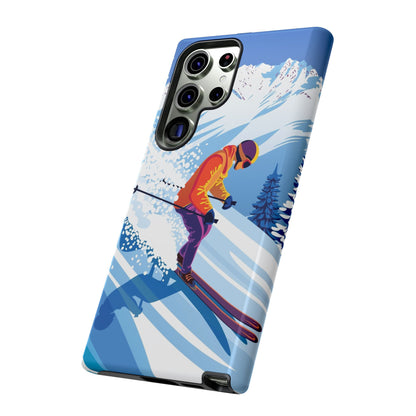 Glacier Rush: Ice Ski inspired phone case for iPhone, Samsung Galaxy and Google  Pixel devices