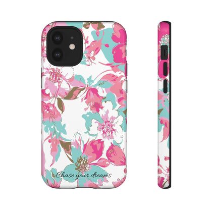 Chase your dreams: Artistic and elegant phone case for Apple iPhone, Samsung Galaxy and Pixel devices