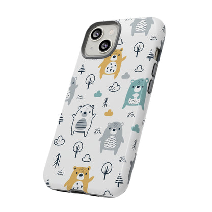 Bear Friends: Cute Phone Case for iPhone, Samsung Galaxy and Google Pixel devices