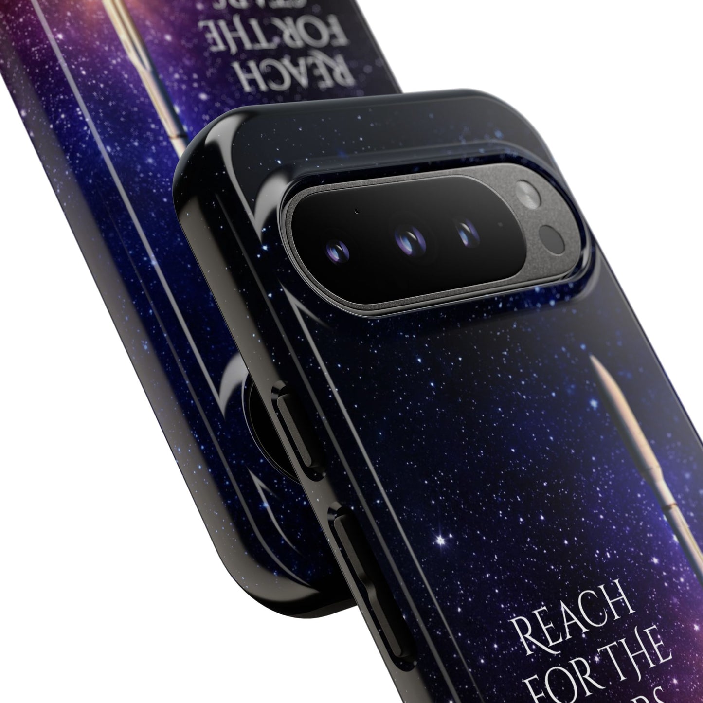 Reach for the Stars: Rocket-illustrated phone case for iPhone, Samsung Galaxy and Pixel devices