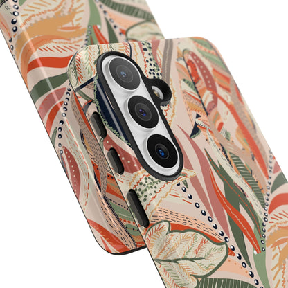 Terracotta Leaves Phone Case: Nature‑Inspired Art for iPhone, Samsung Galaxy and Google Pixel devices