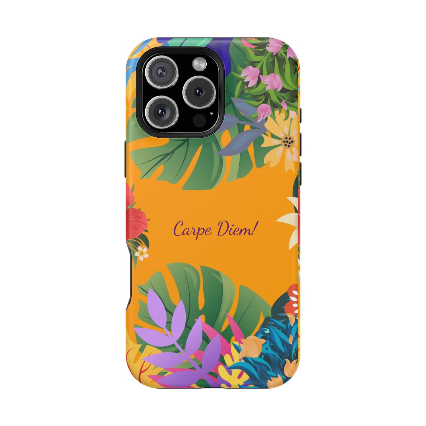 Carpe Diem: Colorful MagSafe Phone Case for iPhone