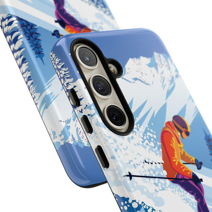 Glacier Rush: Ice Ski inspired phone case for iPhone, Samsung Galaxy and Google  Pixel devices