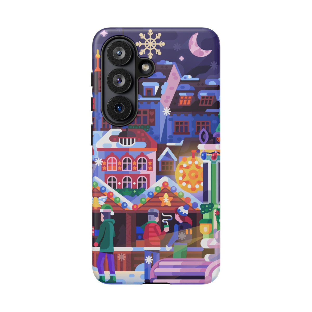 Christmas Fair in Old Town: Holiday-Themed case for iPhone, Samsung Galaxy and Google Pixel