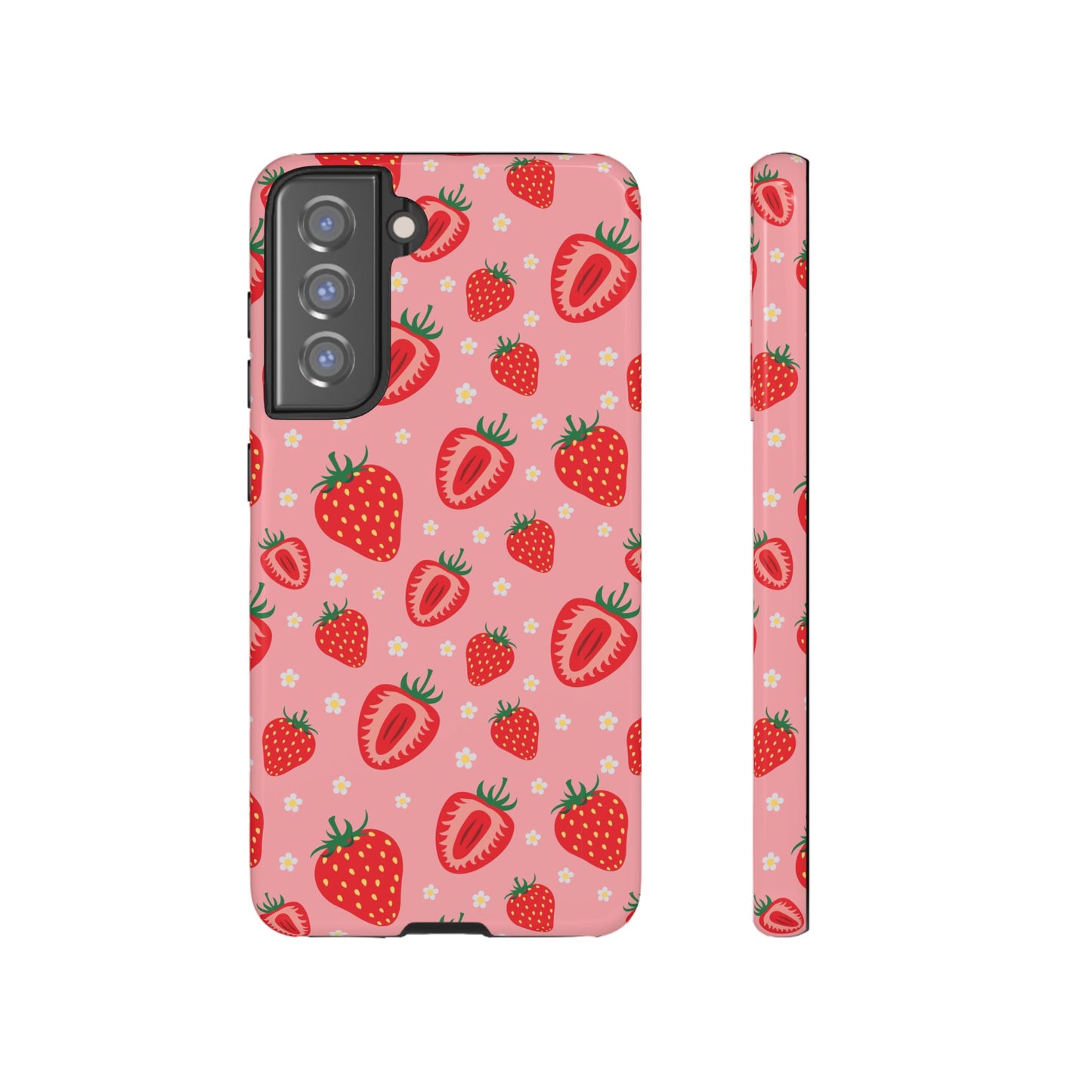 Berry Strawberry: Fruit-inspired phone case for iPhone, Samsung Galaxy and Google Pixel devices