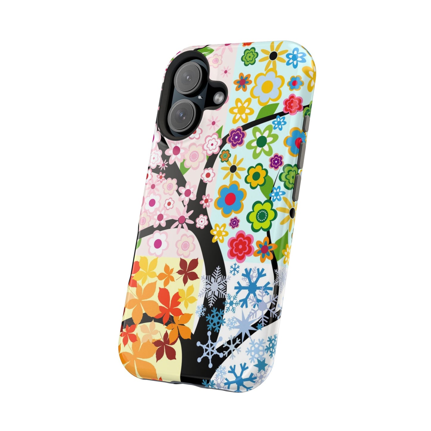 Four Seasons (MagSafe version): Fall, Winter, Spring and Summer inspired phone case for iPhone