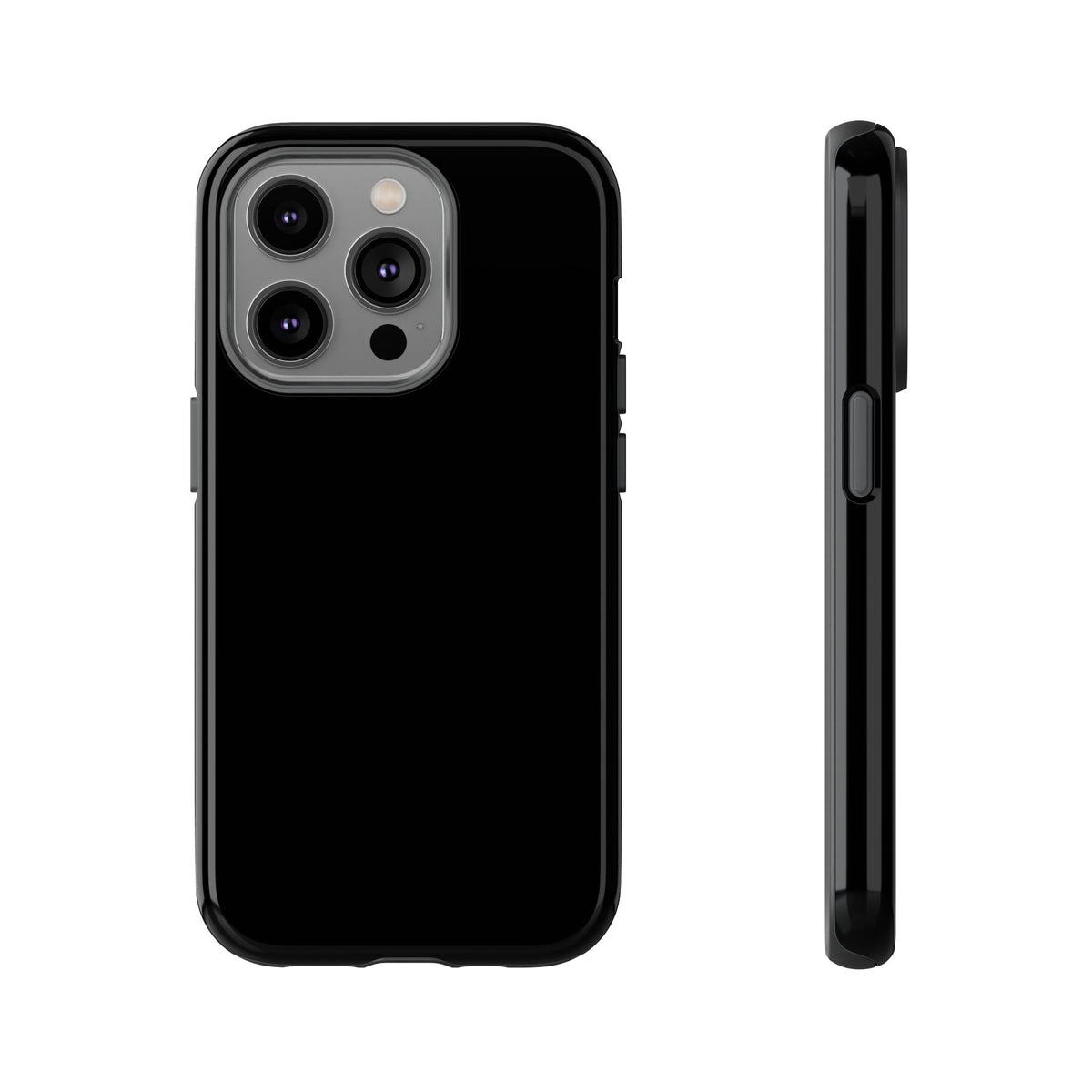 Space Black: Pure black phone case for iPhone, Samsung Galaxy and Google Pixel devices