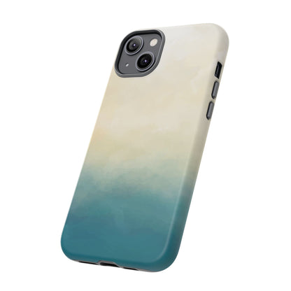 海と砂のグラデーションケース：iPhone、Galaxy、Google Pixelデバイス用ビーチ風スマホケース