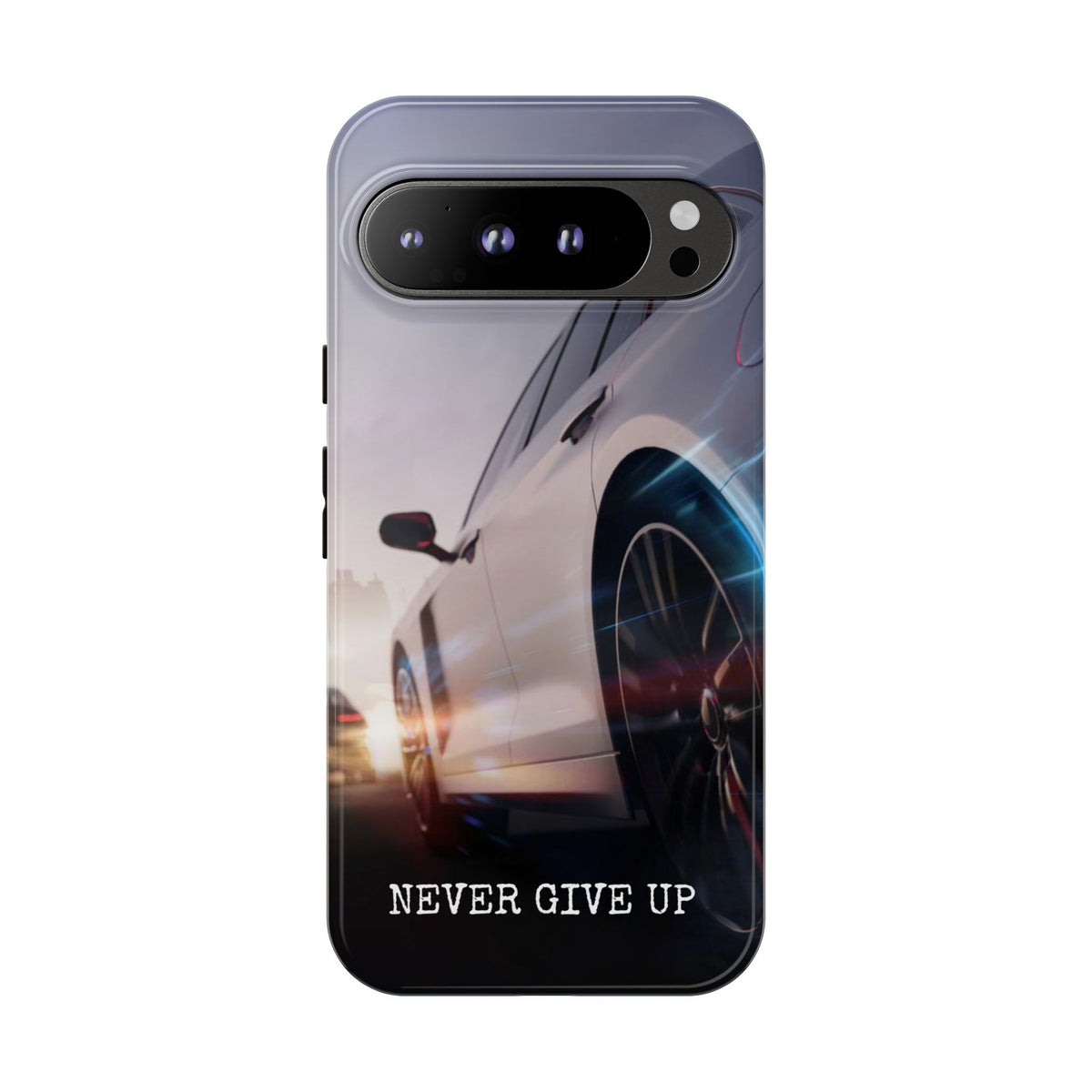Never Give Up:  Motivational Phone Case for iPhone, Samsung Galaxy and Google Pixel devices