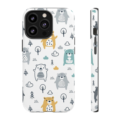 Bear Friends: Cute Phone Case for iPhone, Samsung Galaxy and Google Pixel devices