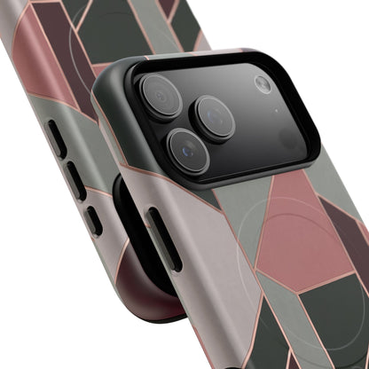 Geometric Luxe MagSafe Phone Case for iPhone