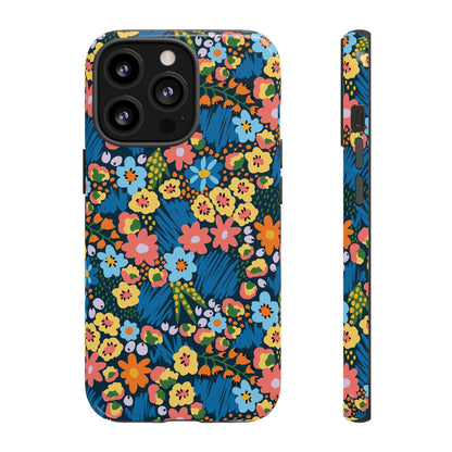 Bloom Burst: Color and Joy Themed Phone Case for iPhone, Samsung Galaxy and Google Pixel devices