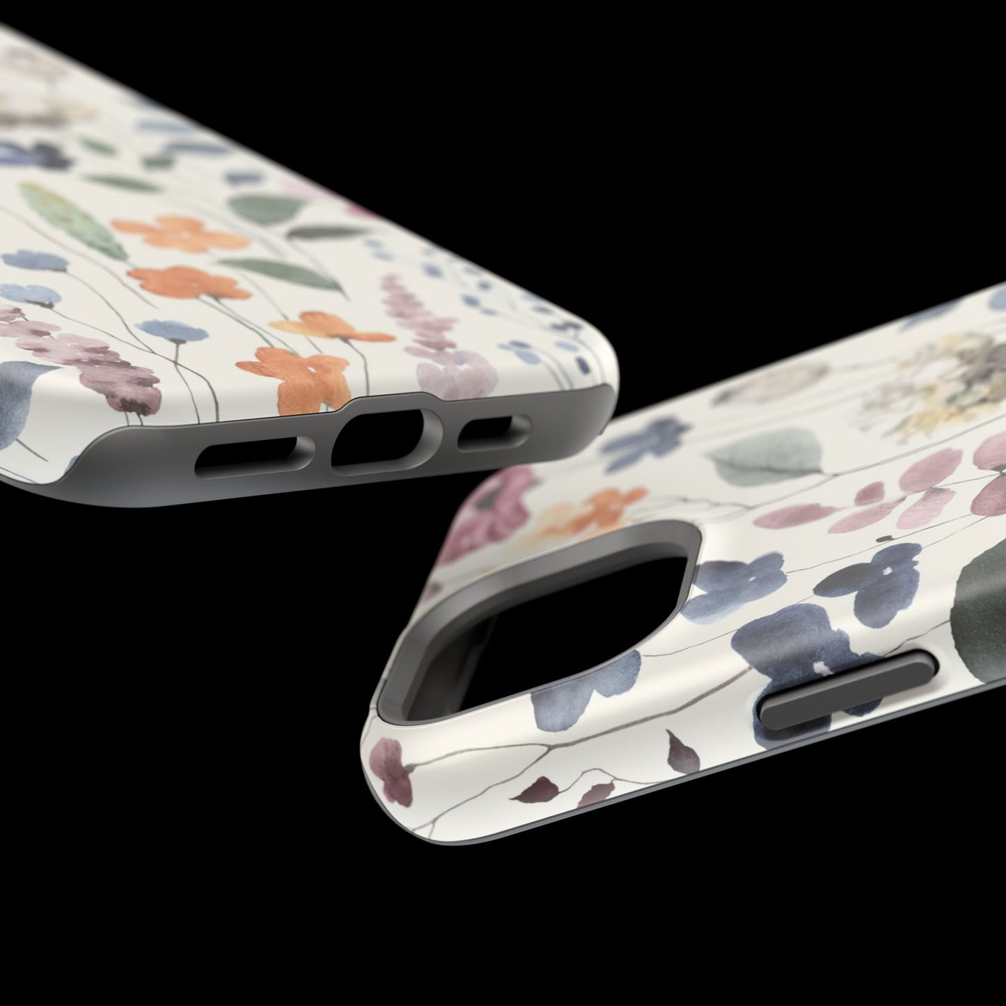 Floral prints phone case for iPhone (MagSafe version)