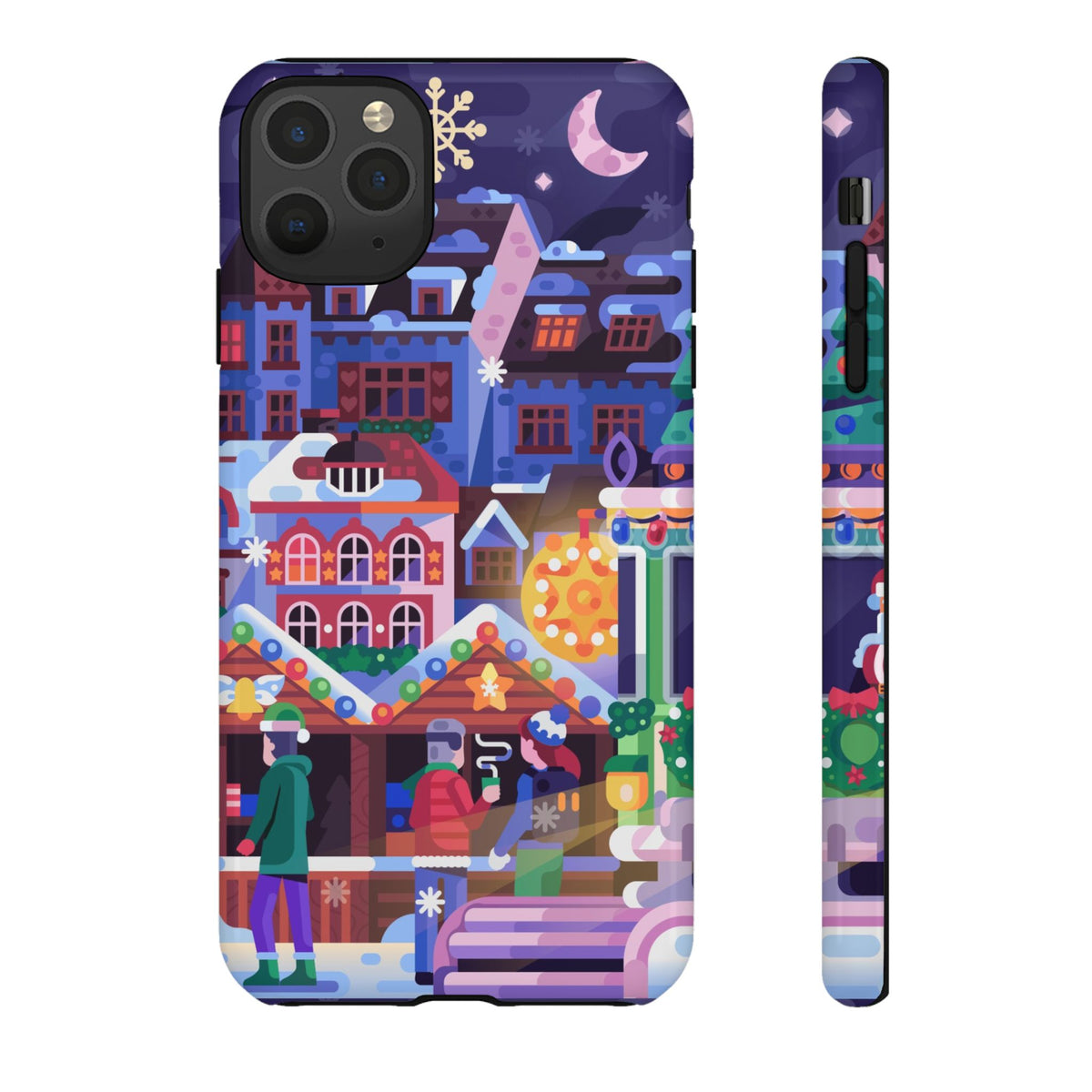 Christmas Fair in Old Town: Holiday-Themed case for iPhone, Samsung Galaxy and Google Pixel