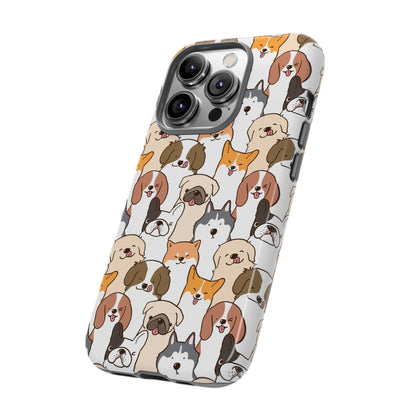 Cute Dogs Charm Phone Case for iPhone, Samsung Galaxy and Google Pixel devices