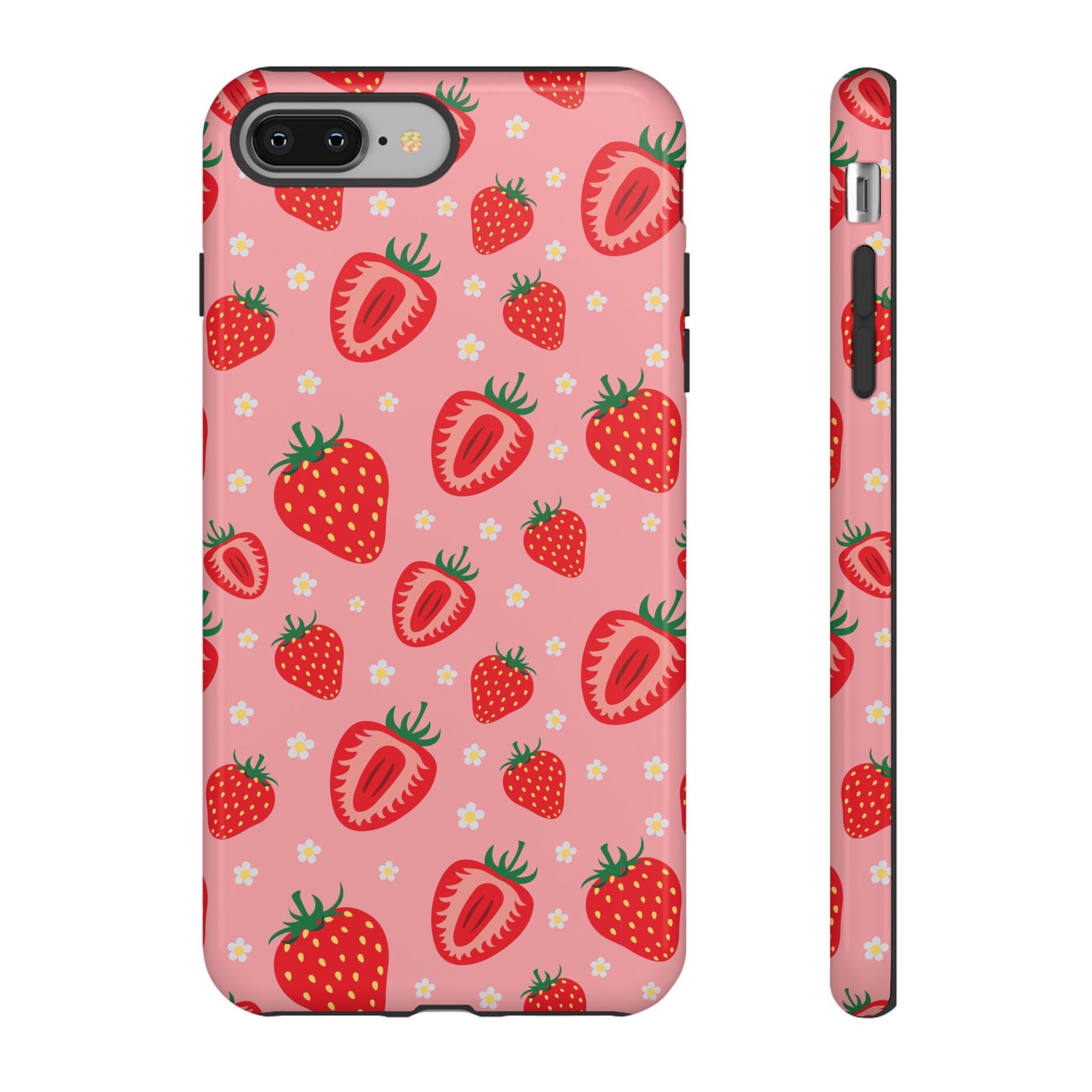 Berry Strawberry: Fruit-inspired phone case for iPhone, Samsung Galaxy and Google Pixel devices