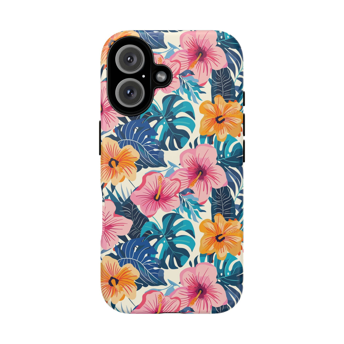 Hibiscus Bloom: Cute Floral Phone Case for iPhone, Samsung and Google Pixel