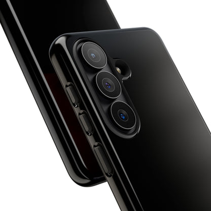 Space Black: Pure black phone case for iPhone, Samsung Galaxy and Google Pixel devices