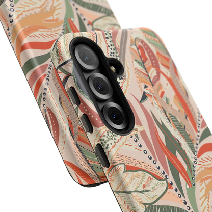 Terracotta Leaves Phone Case: Nature‑Inspired Art for iPhone, Samsung Galaxy and Google Pixel devices