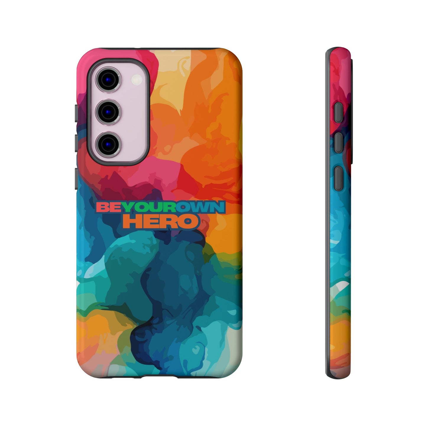 Be Your Own Hero: Inspiring Quote Phone Case for iPhone, Samsung Galaxy and Google Pixel