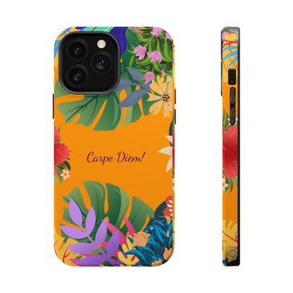Carpe Diem: Colorful MagSafe Phone Case for iPhone
