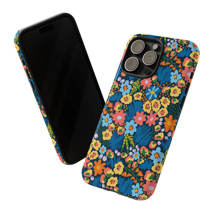 Bloom Burst: Color and Joy Themed Phone Case for iPhone, Samsung Galaxy and Google Pixel devices