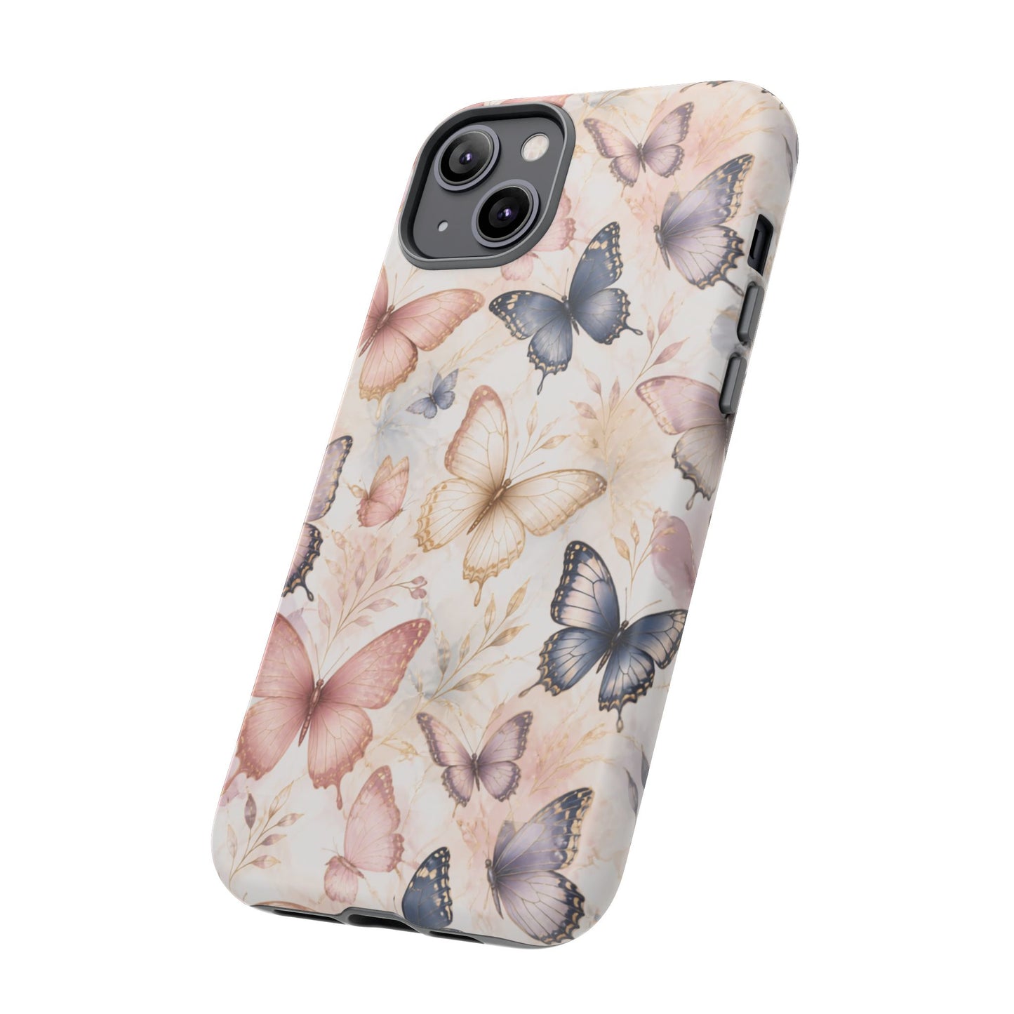 Butterfly Pastels Phone Case: Tough Case for iPhone and Samsung Galaxy devices