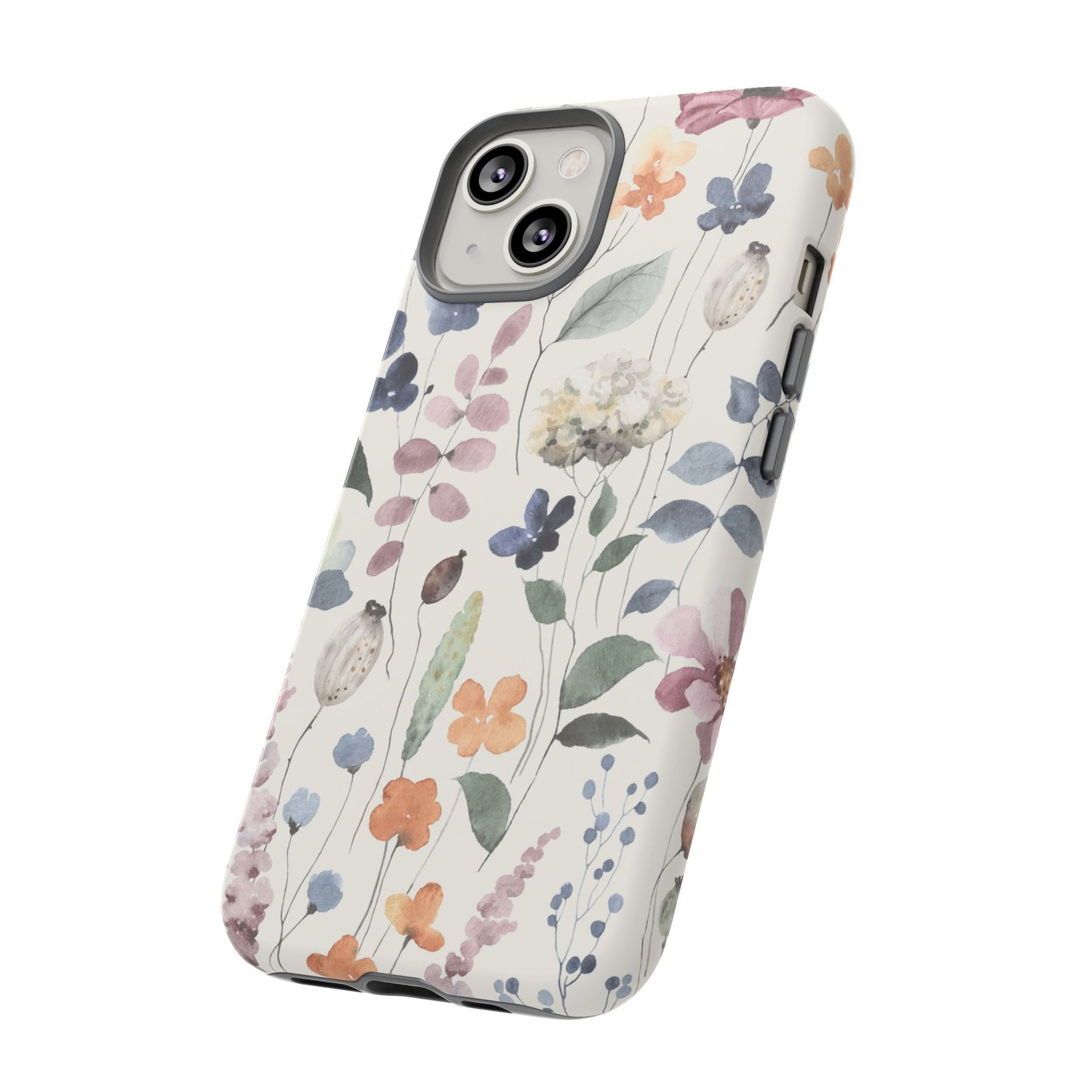 Floral prints phone case for iPhone, Samsung Galaxy and Pixel devices