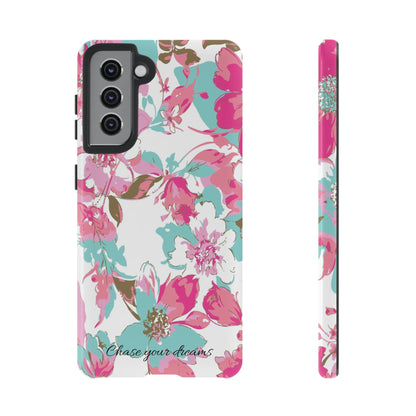 Chase your dreams: Artistic and elegant phone case for Apple iPhone, Samsung Galaxy and Pixel devices