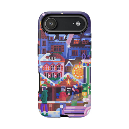 Christmas Fair in Old Town: Holiday-Themed case for iPhone, Samsung Galaxy and Google Pixel