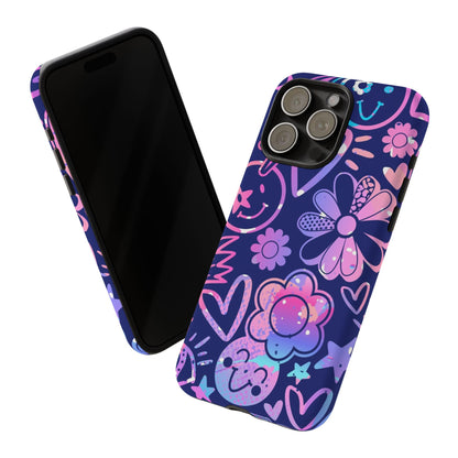 Live Inspired: Purple Tough Case for iPhone, Samsung Galaxy and Google Pixel devices